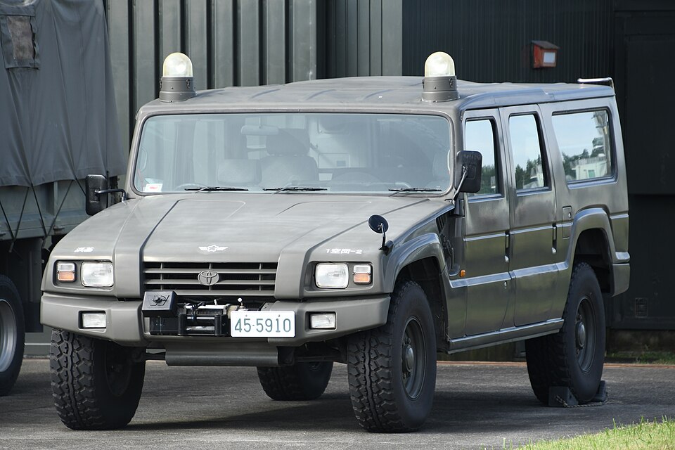 JASDF Toyota Mega Cruiser45 5910 left front view at Hamamatsu Air Base October 20 2019 02